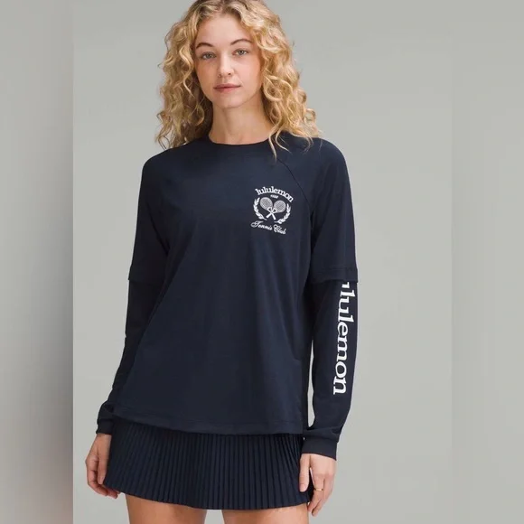 Lululemon Layered Long-Sleeve T-Shirt *Tennis Club
True Navy / White - Picture 2 of 9